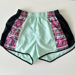Victoria’s Secret PINK Tribal Aztec Print Mint Running Athletic Shirts Small